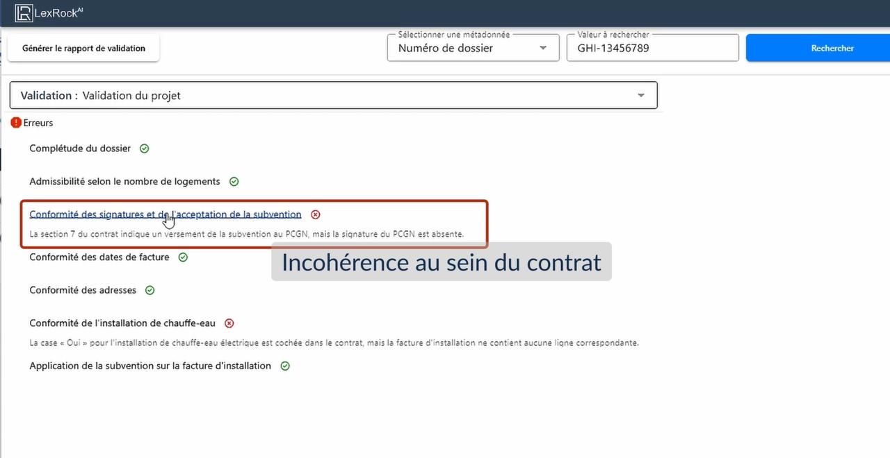 Détection d’anomalies documentaires dans LR Studio